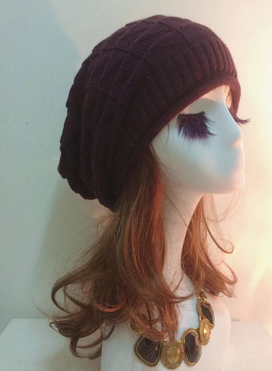 Warm Skullies Beanies Knitted Winter Hats For Women