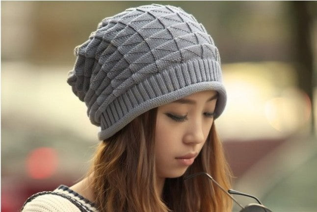 Warm Skullies Beanies Knitted Winter Hats For Women