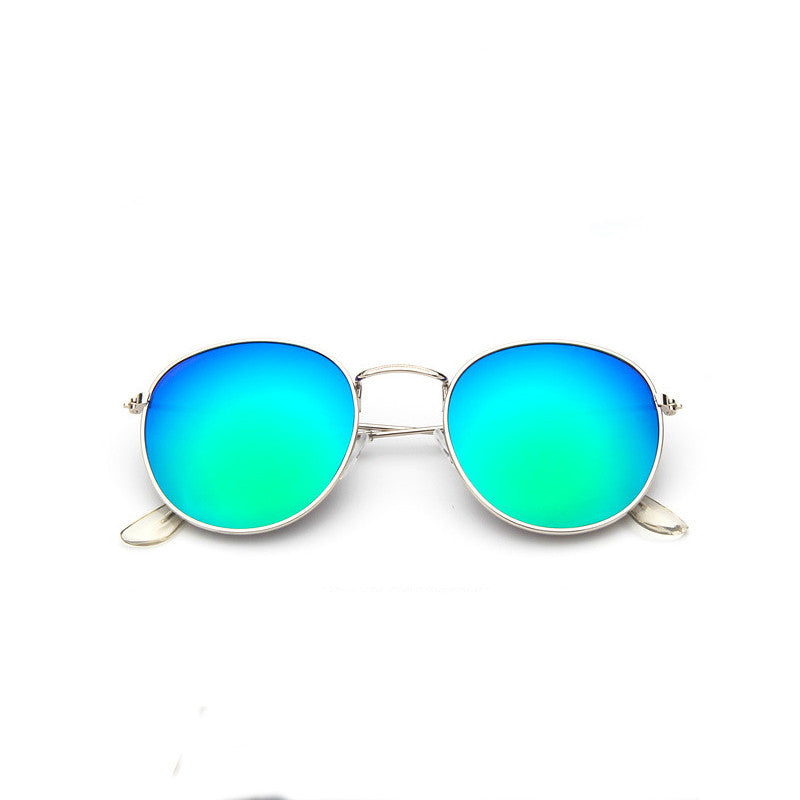 Round Colorful Lenses Sunglasses Unisex