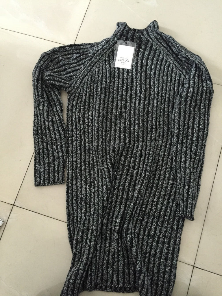 Long Knitted Thick Warm And Pullovers Jumper Sweaters for Women