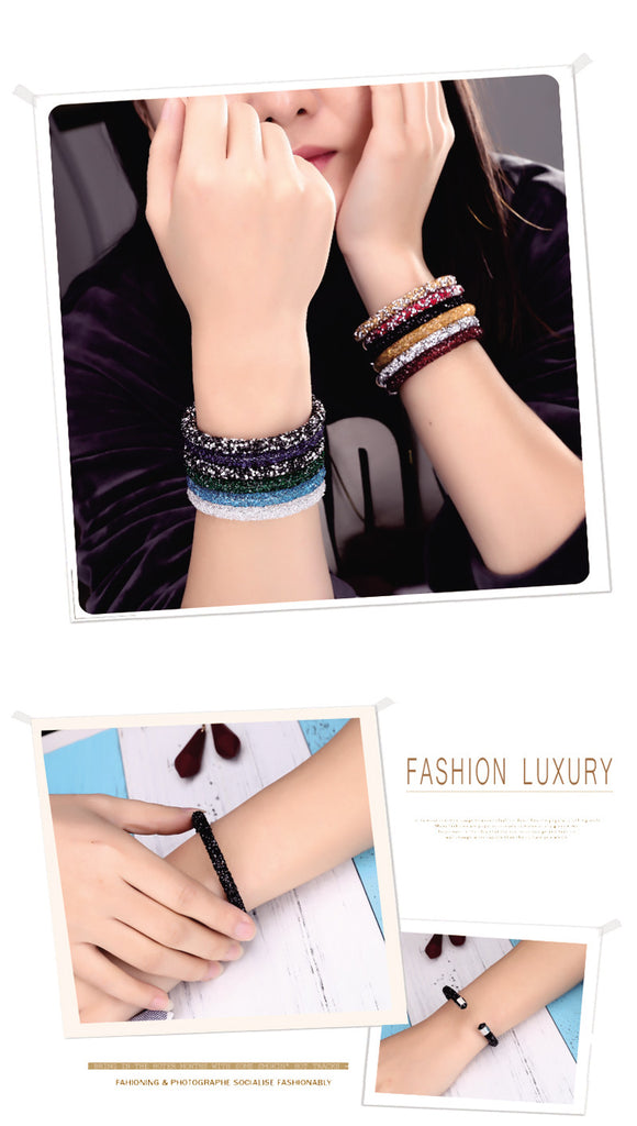 Crystal Dust 17 Style Fashion Women Bracelets Bangles