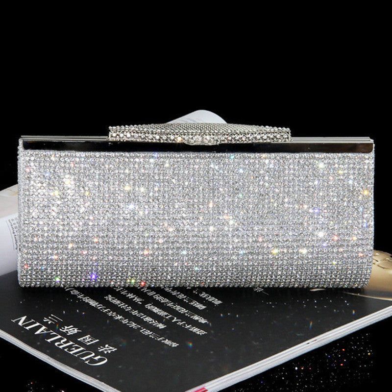Banquet Day Clutches Luxury Sided Full Diamond Evening Bag