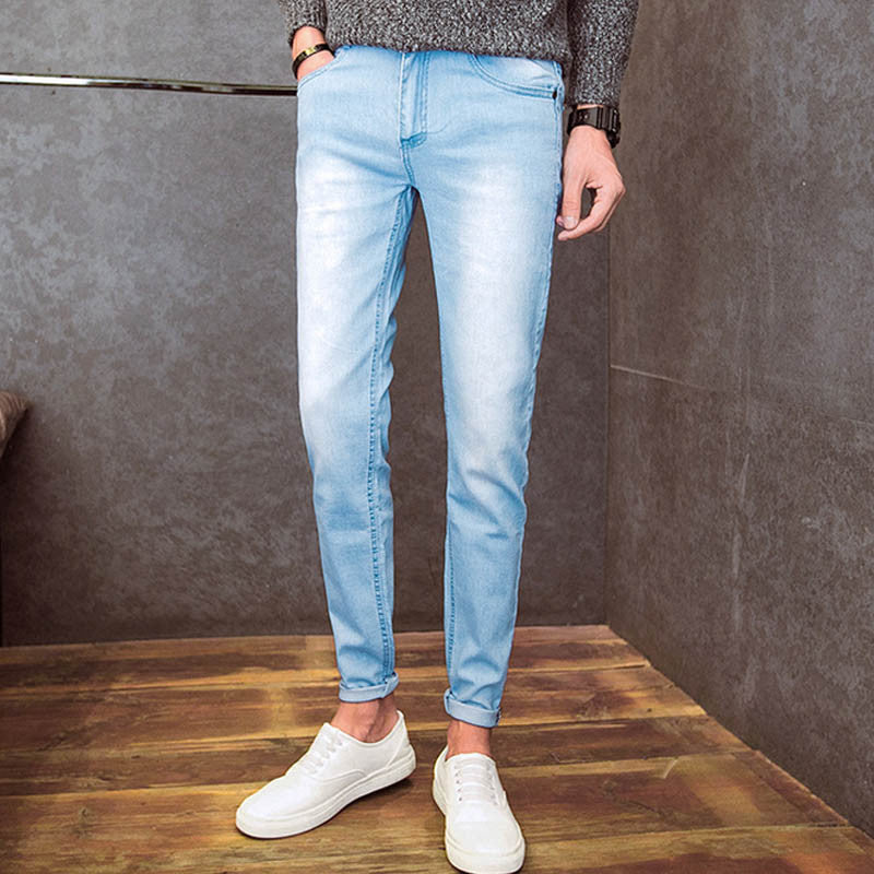 Autumn Hip Hop Skinny Jeans for Men