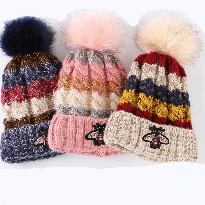 Colourful Woolen Yarn Women Hat