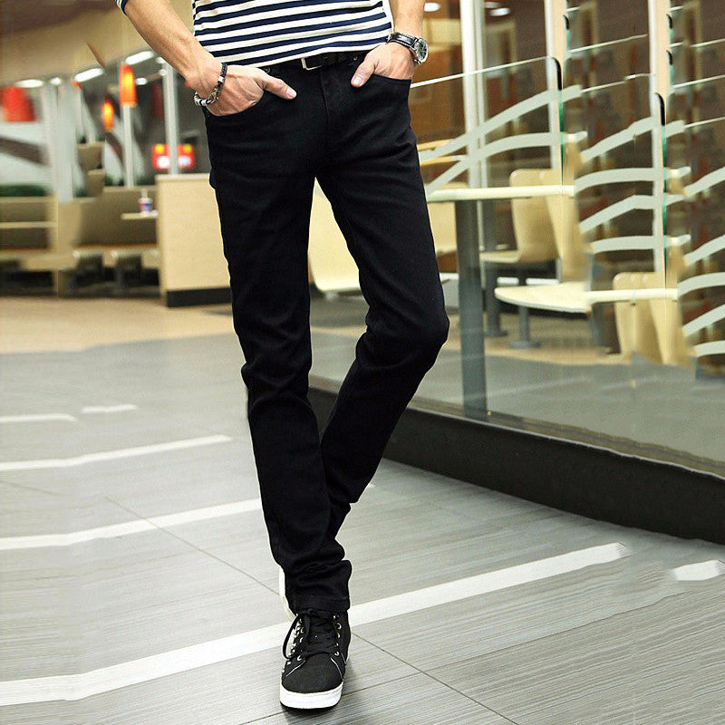 Casual Slim Fit Boys Denim Stretch Jeans for Men