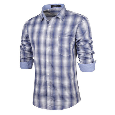 Stripe Chemise Casual Slim Fit Shirts for Men