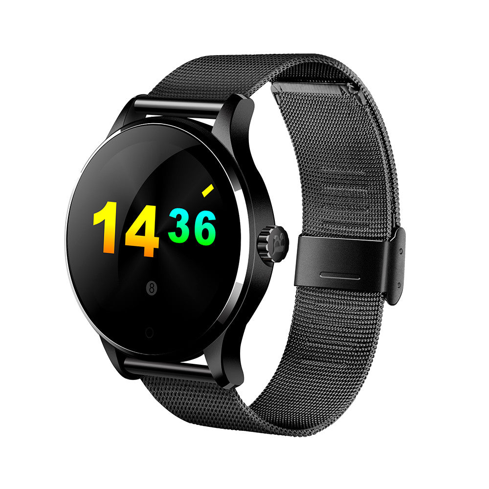 Heart Rate Monitor Bluetooth Smart Watch For Supports Apple & Android