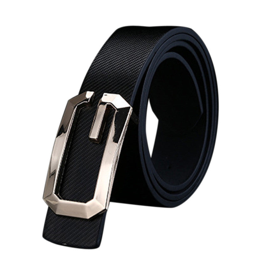 Cool Casual PU Leather Thin Belt for Men