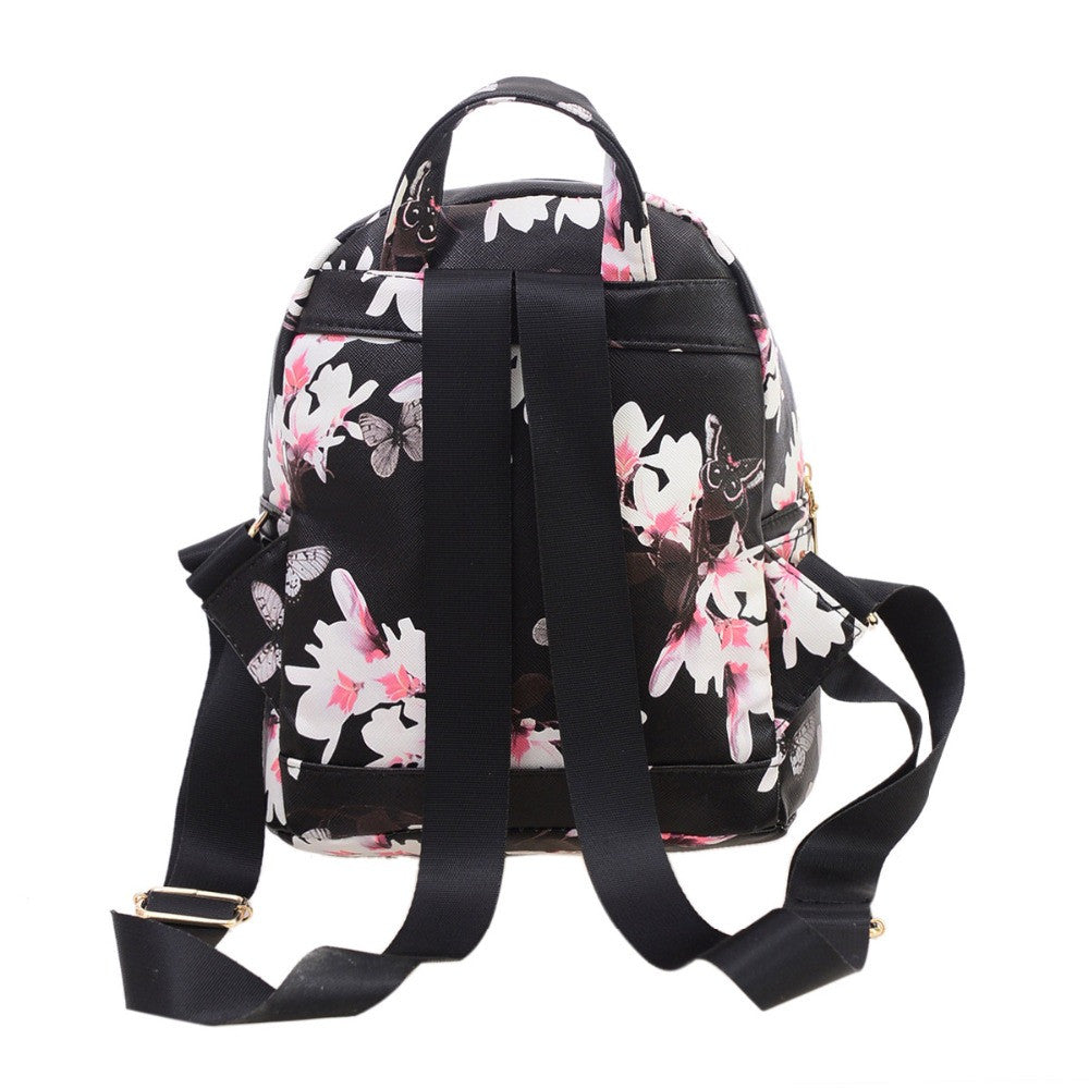 Flower Floral Backpack Children Bag bwb