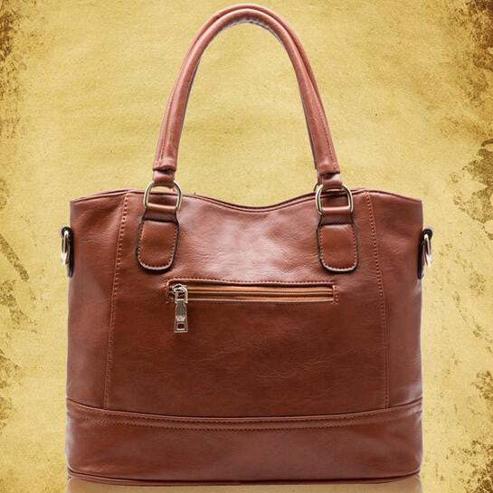 Designer Brand PU Leather Ladies Shoulder Bag Tote Handbag bws