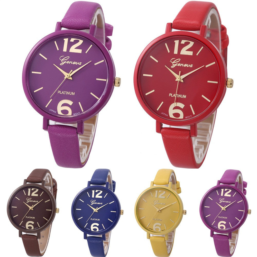 Women Fashion Slim Band Quartz Watch ww-b