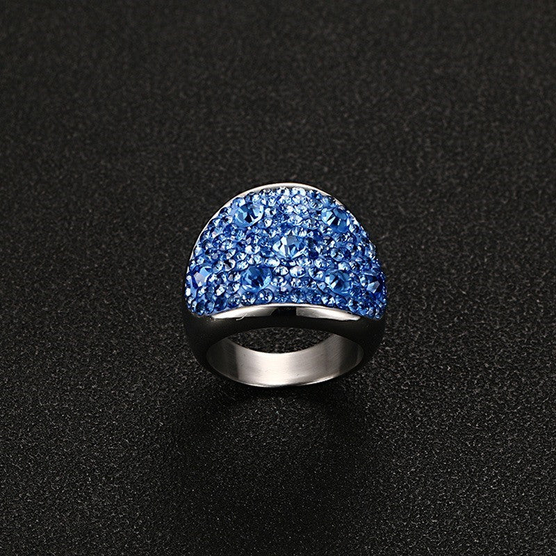 Crystal Multicolor Rings For Women