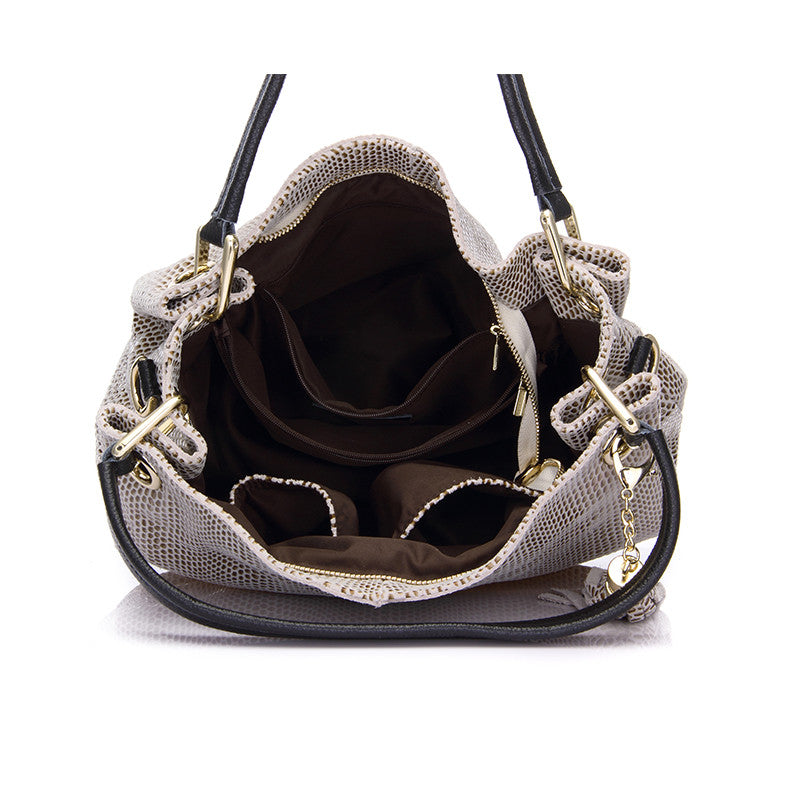 Genuine Leather Hobos Tote Of High Quality Handbag bws