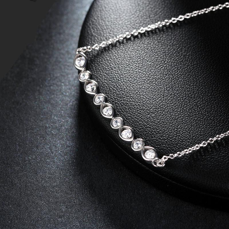 Luxury Crystal Evil Eye Pendant Necklaces