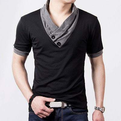 Luxury Stylish Casual Slim Fit Men's T-Shirts