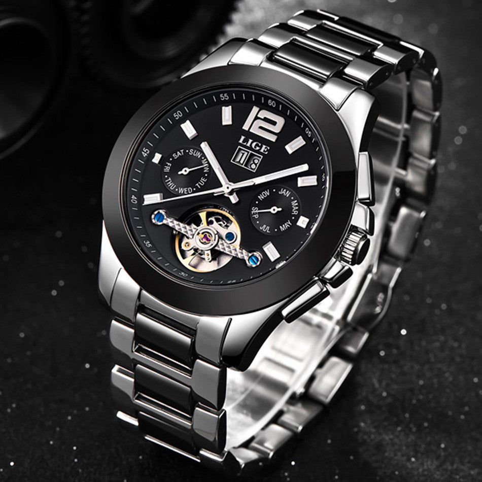 Brand Luxury Ceramic Automatic Dive 50M Date Clock Business Wrist watches wm-m