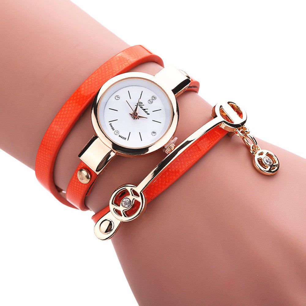 Faux Leather Bracelet Women's Watches ww-b