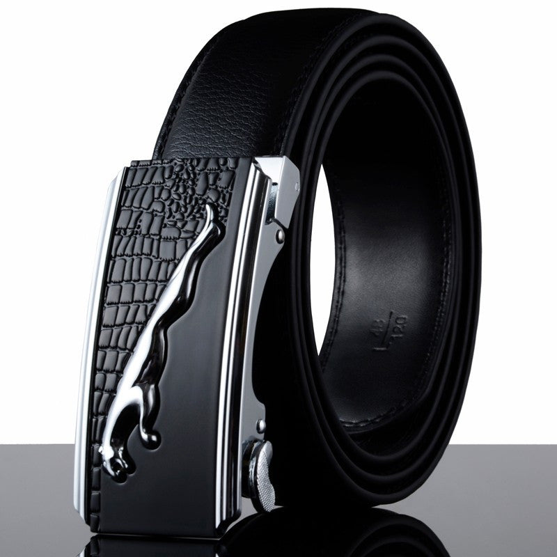 Automatic Buckle High Quality Leather Luxury Belt for Men