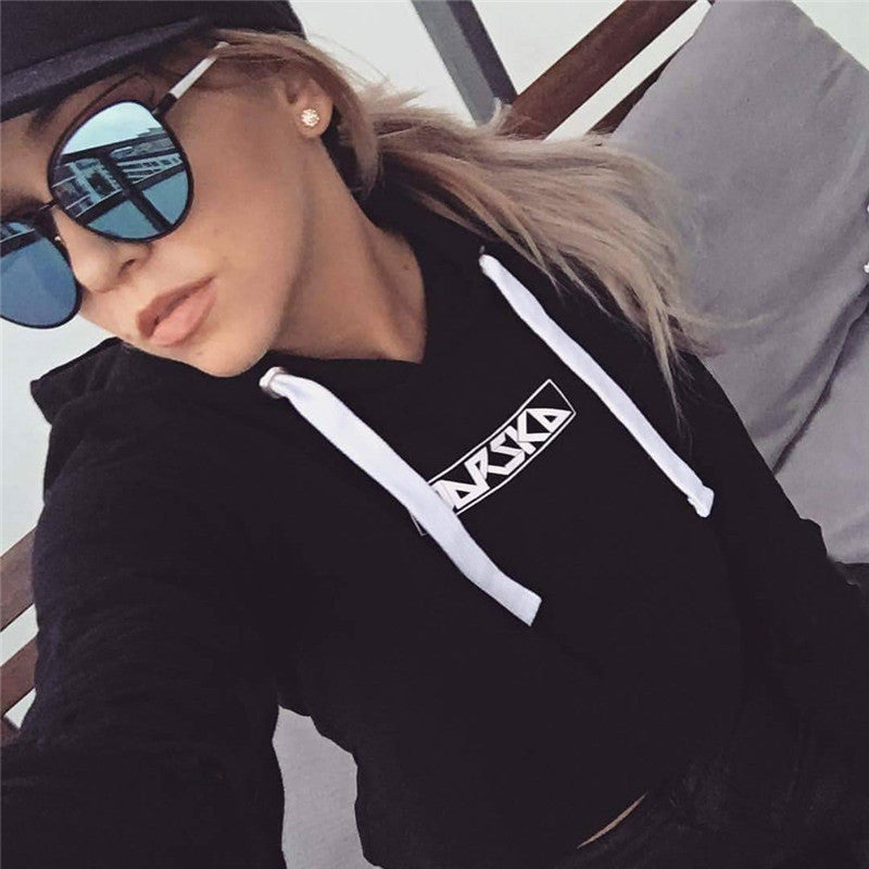 Hollow Out Print Sportswear Tracksuit for Women