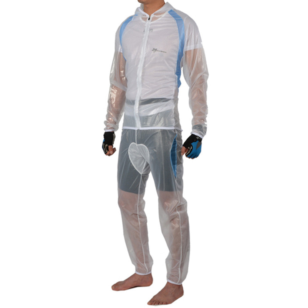 Mountain Riding Jacket For Men Split Windshield Waterproof Raincoat