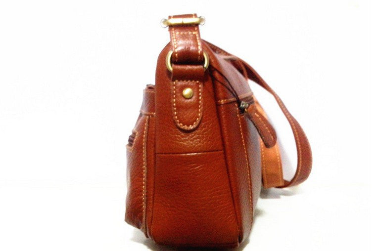 Genuine Leather Vintage Crossbody Bag bws