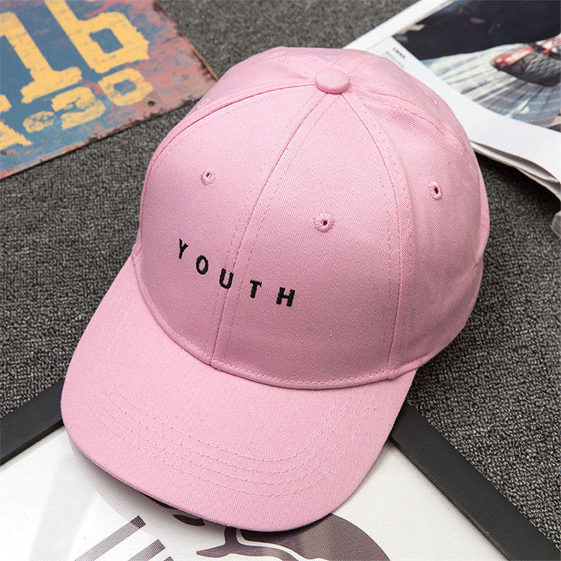 Youth Fashion Summer Solid Unisex Hat Baseball Caps