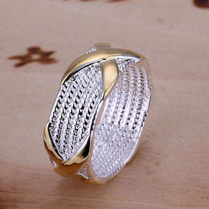 Color Separation X Fashion Silver Unisex Ring