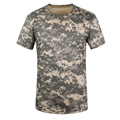 Camouflage Breathable Military Dry Design Men's T-shirts
