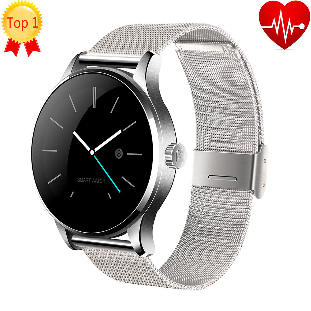 Heart Rate Monitor Bluetooth Smart Watch For Supports Apple & Android