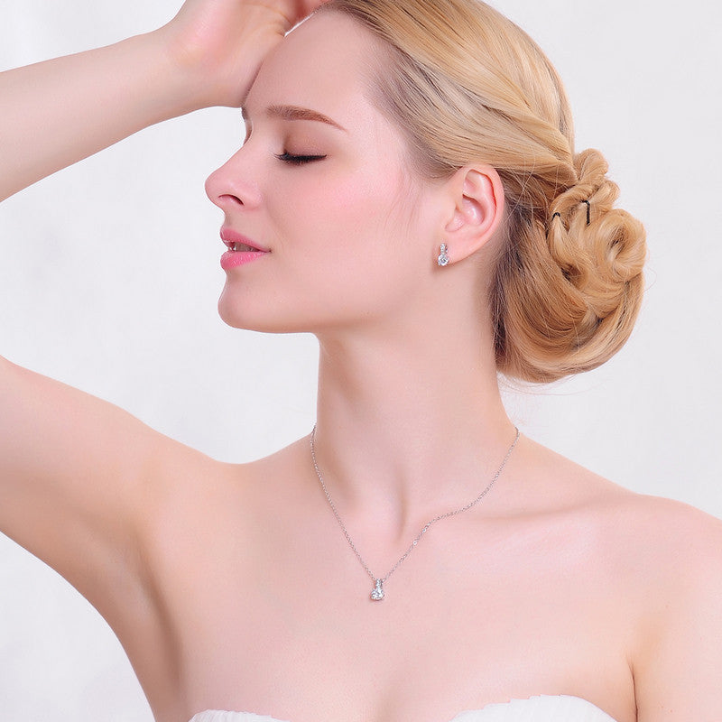 Wedding Bridal Jewelry Sets Pendants/Ring/Earrings wr-