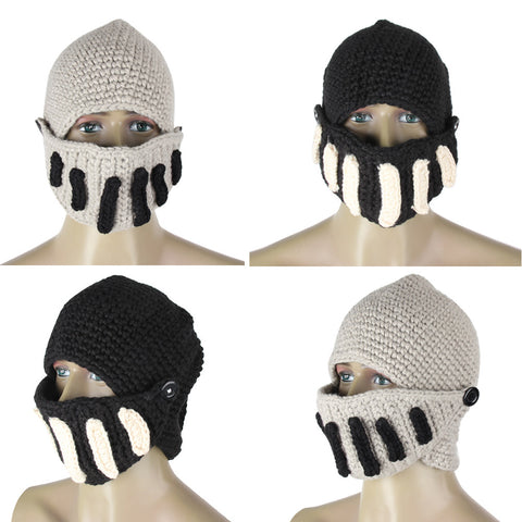 Roman Knight Caps Cool Handmade Knit Ski Warm Winter Unisex Hats