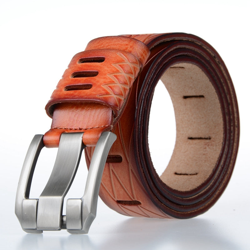 High Quality Genuine Luxury Leather Belt For Men