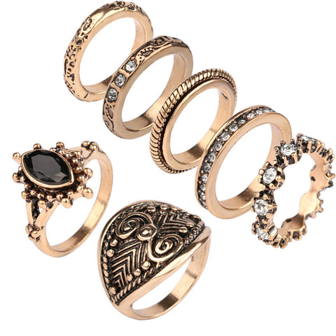 Vintage Small Size Ring Set For Women wr-