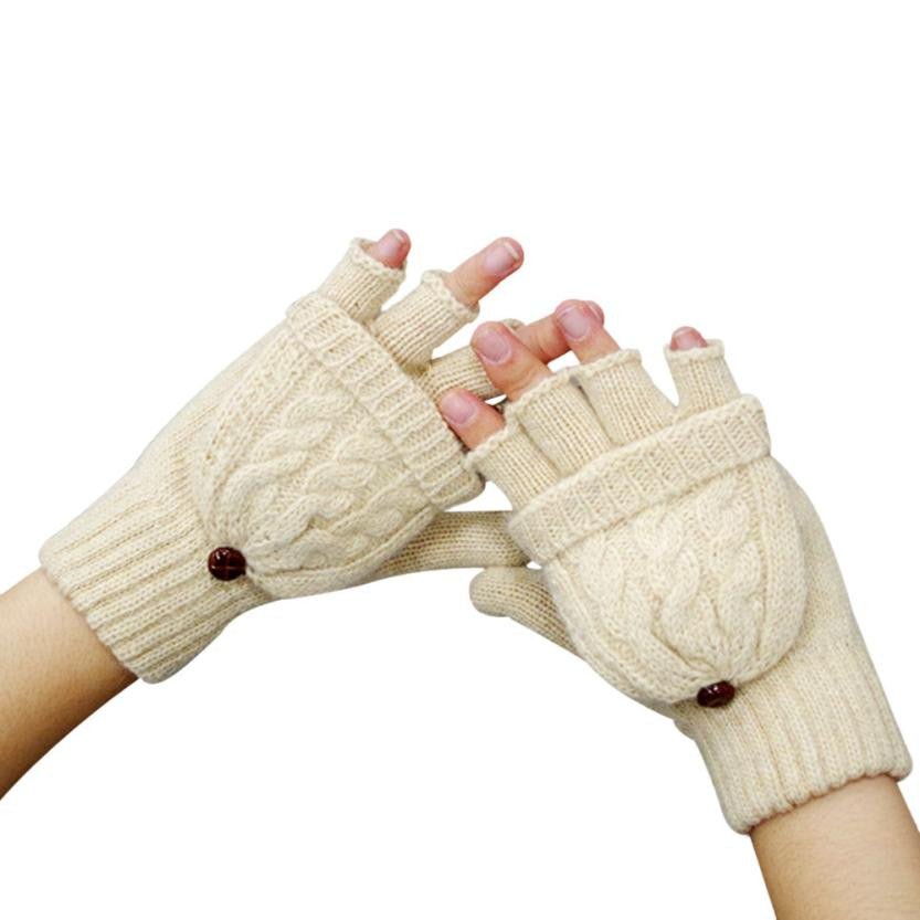 Fashion Warmer Fingerless Gloves For Women