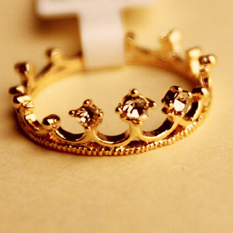 Crown Ring Elegant Beauty Ring wr-