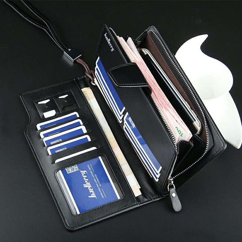 New Fashion Wallet Casual Purse Leather Long Wallet