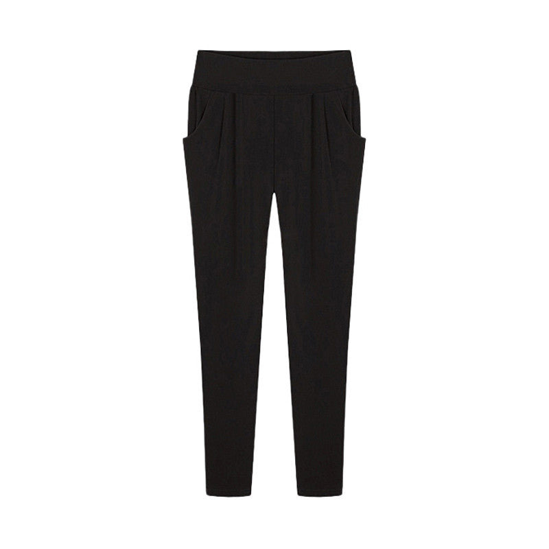 Stretch Elastic Waist Women Pants