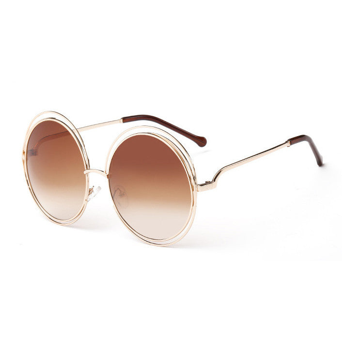 Vintage Round Mirror Design Sunglasses For Women