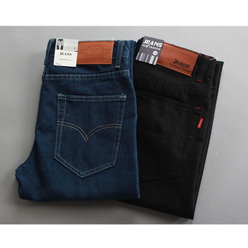 Blue & Black Casual Jeans for Men