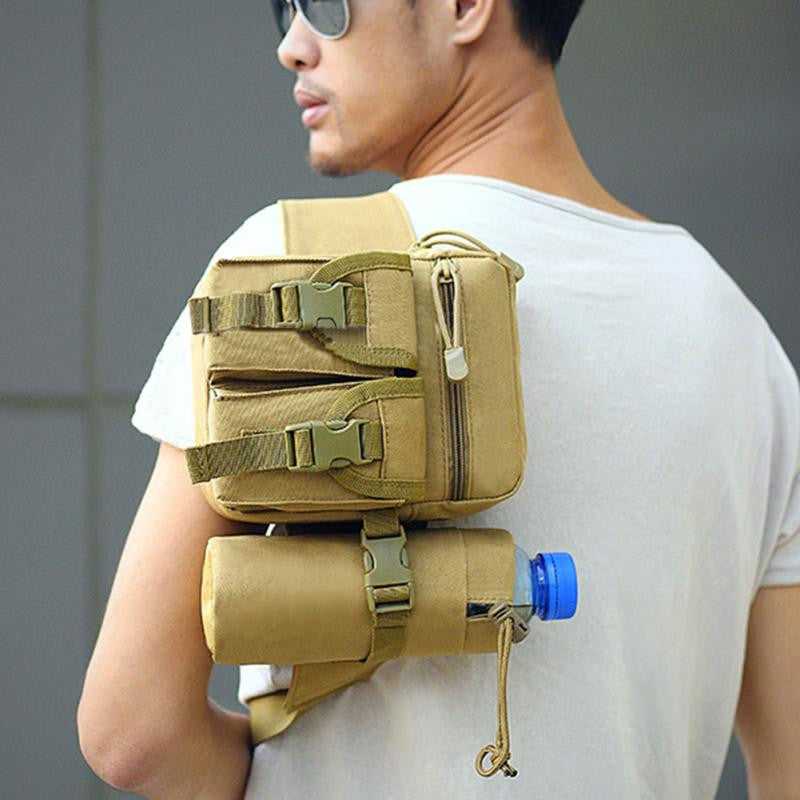 Military Travel Water Bottle Waist Pack Waistbag
