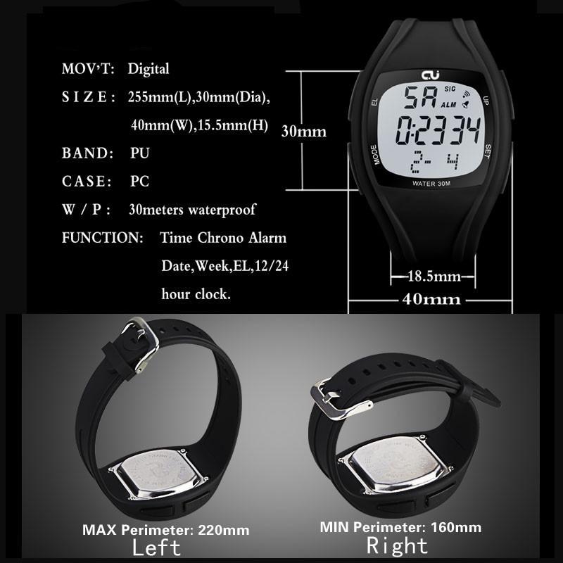 Military Swimming Climbing LED Digital Watch For Sports & Outdoor wm-s ww-s