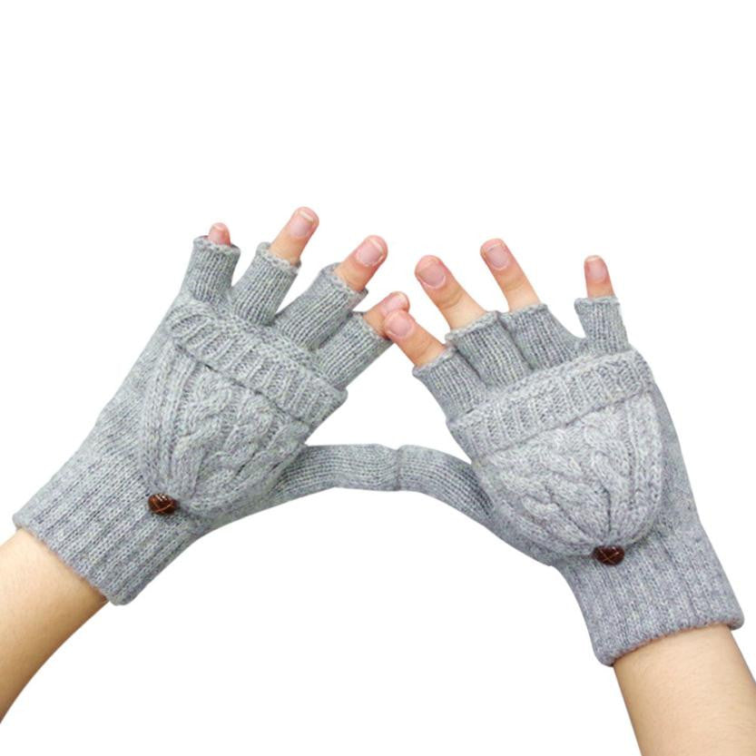 Fashion Warmer Fingerless Gloves For Women