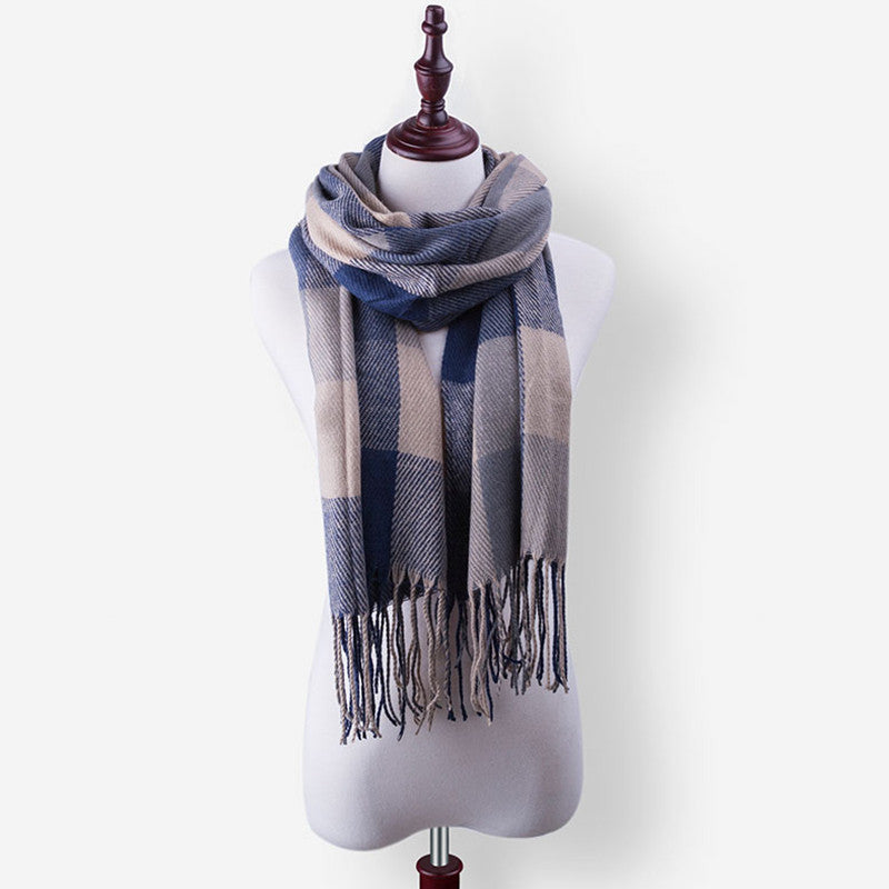 High Quality Winter Warm Plaid Scarves