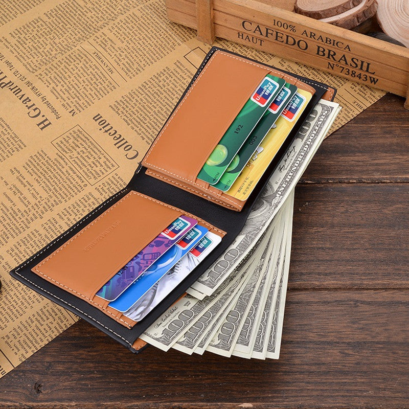 Luxury Men's Wallet Leather Card Holder