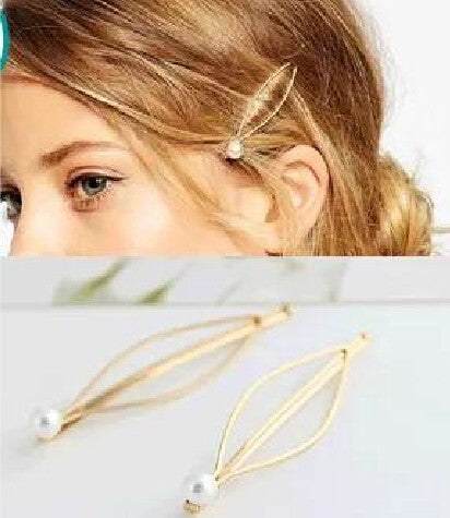 Single Pearl Hairpins For Women