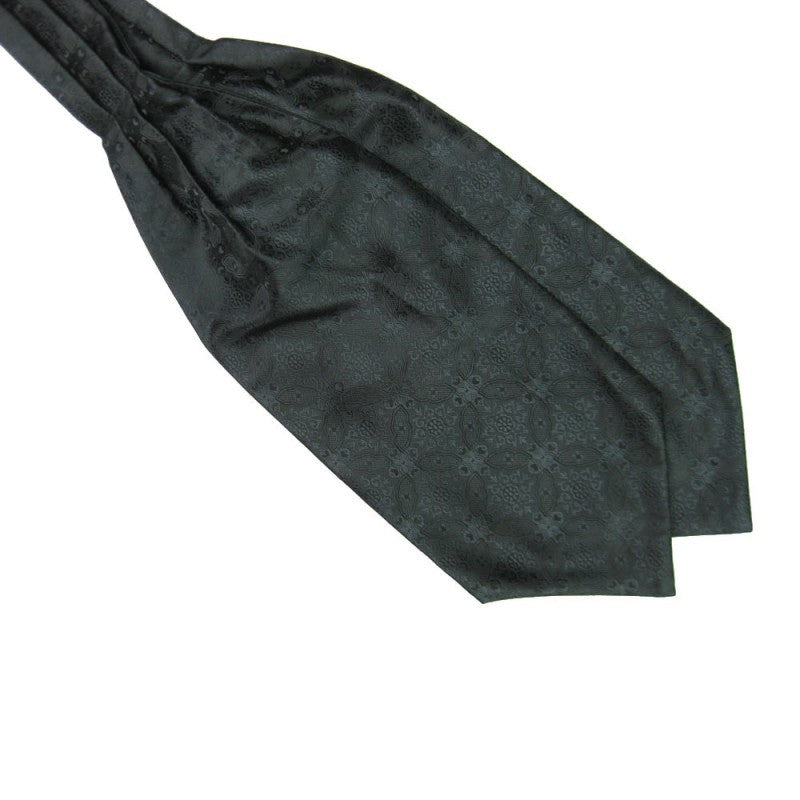 Men Paisley Long Silk Cravat Ascot Ties for Men