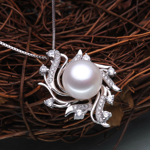 Elegant Natural Freshwater Pearl High Quality Pendants For Women Necklaces