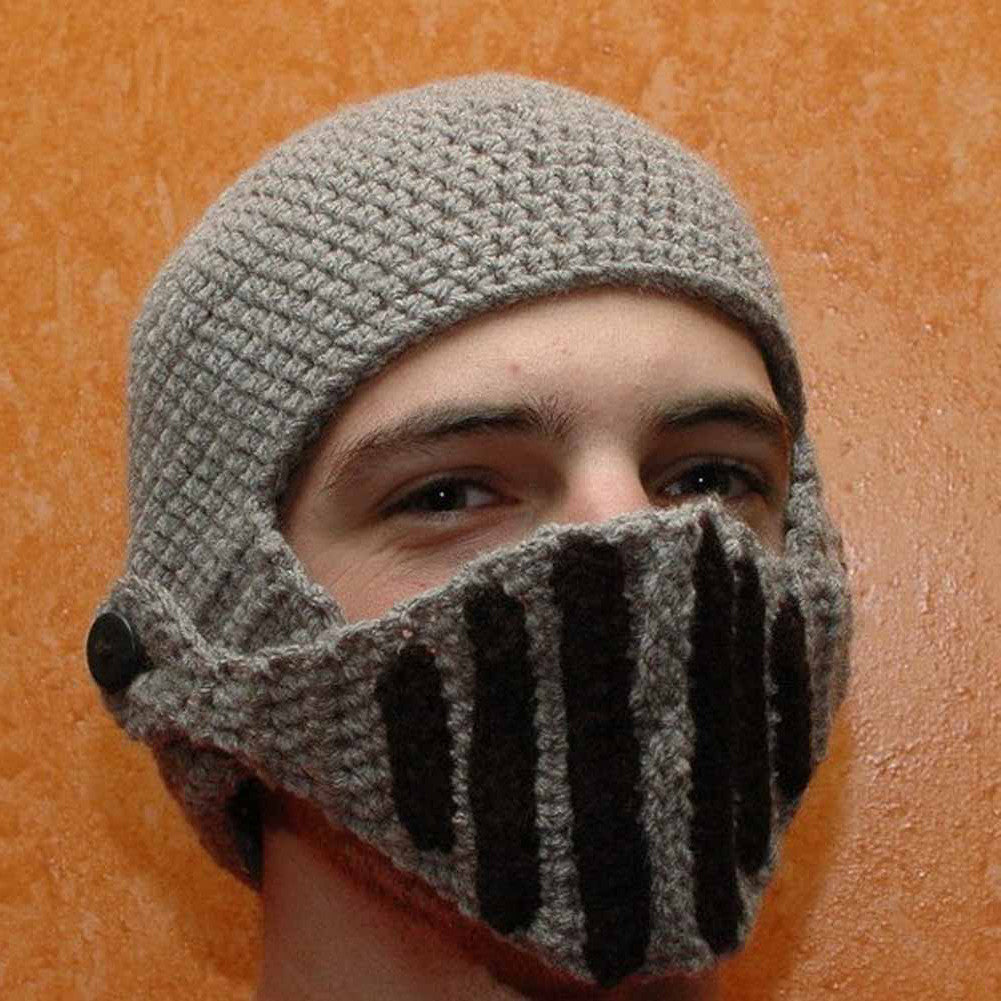 Roman Knight Caps Cool Handmade Knit Ski Warm Winter Unisex Hats