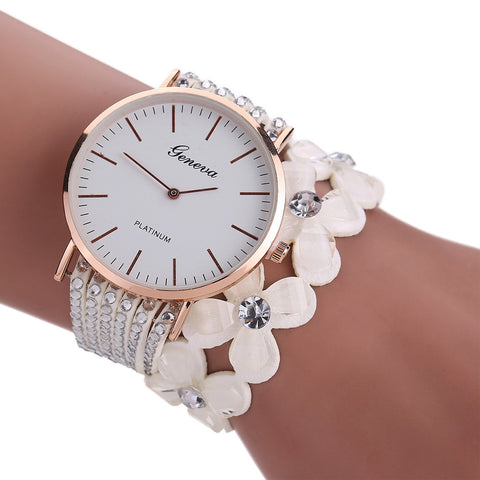 New Leisure Crystal Bracelet Watch ww-b