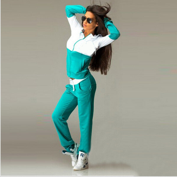 Spring Causal Clothing 2 Pieces Tracksuits for Women